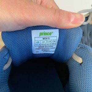 Prince T22 Navy/Grey Men's Shoes size 11
